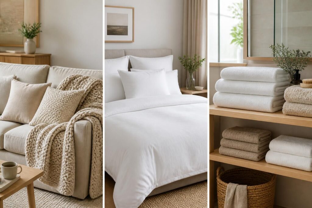 découvrez nos conseils pour bien choisir et entretenir votre linge de maison et textiles, pièce par pièce, afin d’allier confort, style et durabilité.
