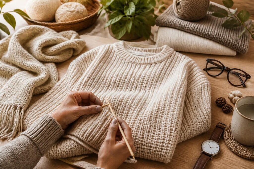 découvrez notre guide complet sur les vêtements en maille : conseils d'entretien, astuces de style et astuces pour assurer leur durabilité et garder vos pièces préférées en parfait état.