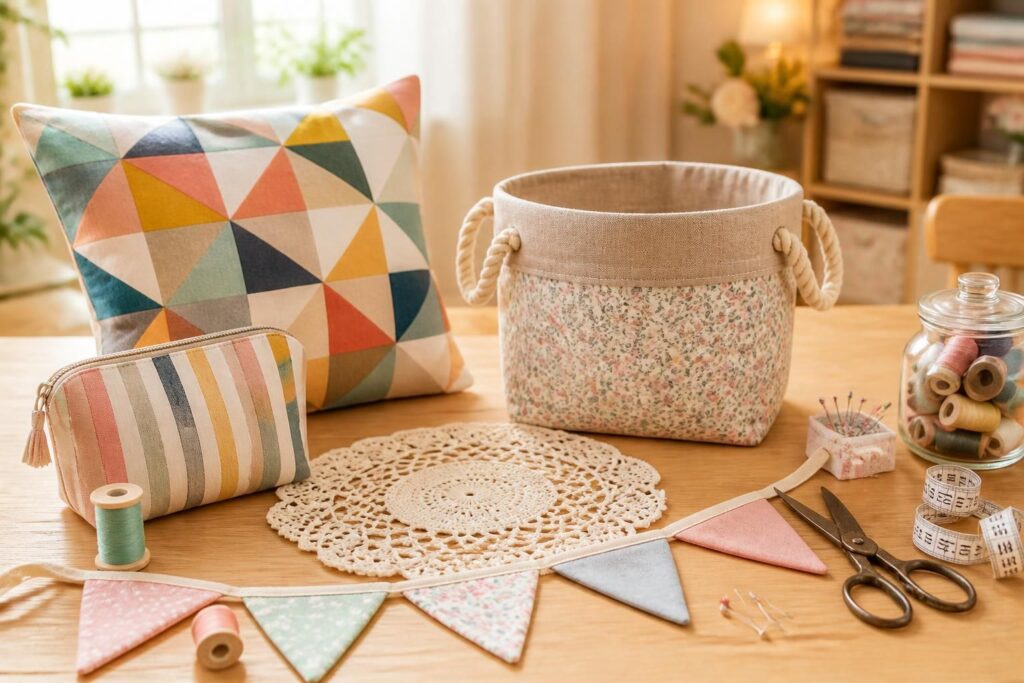 Couture facile : 5 projets déco à coudre soi-même