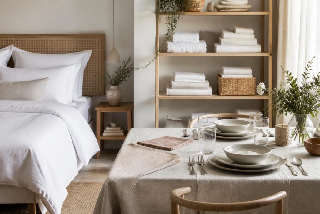 Linge de maison : bien choisir draps, serviettes et nappes