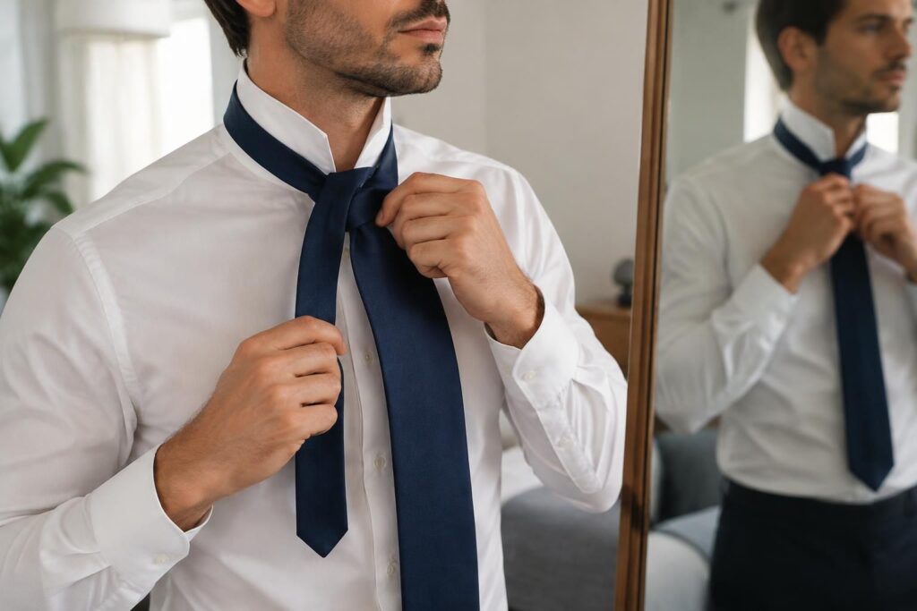 apprenez à faire facilement un nœud de cravate simple ou double grâce à nos conseils étape par étape, pour un résultat élégant en toute occasion.