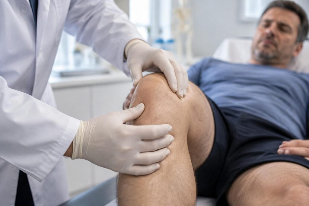 Signe du rabot au genou : diagnostic et signification