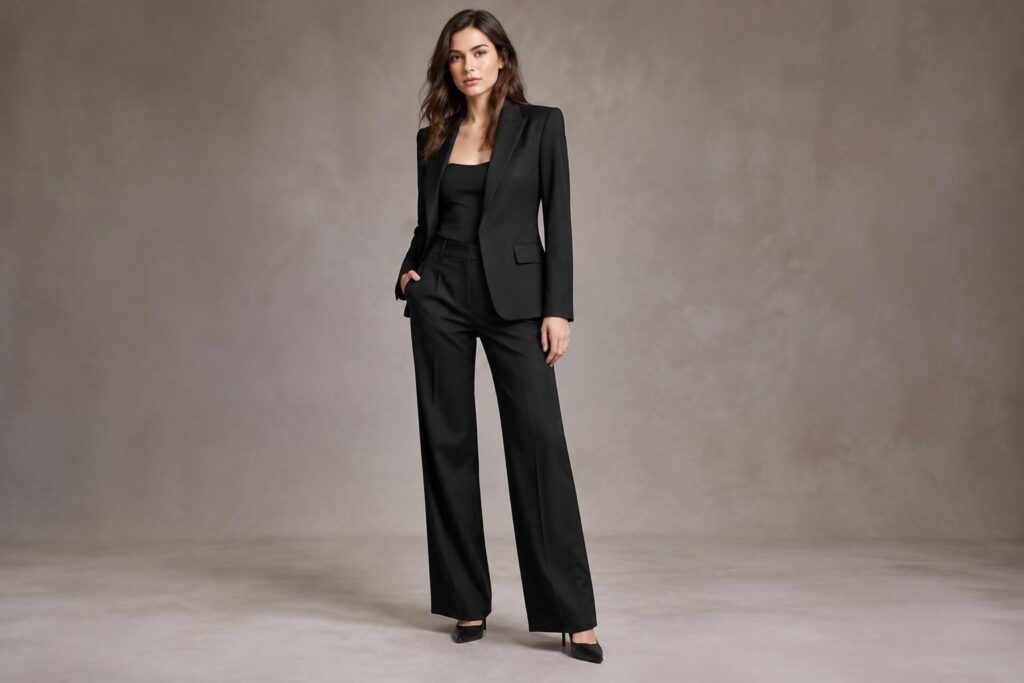 Veste tailleur noire femme : modèles cintrés et tendances actuelles